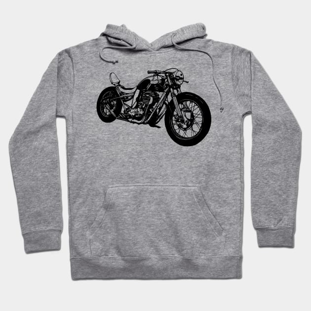 Chopper motorbike Hoodie by otastd